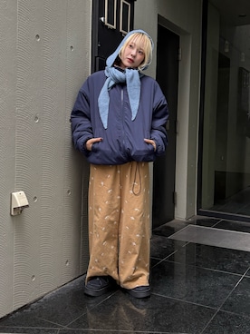 「CIAOPANIC TYPY（チャオパニックティピー）のアイテム（ブルゾン）」を使った、shihoさん（レディース・161cm）の秋コーディネート