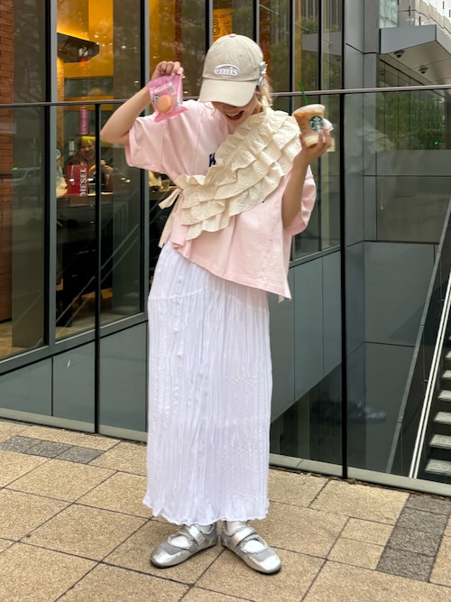 USAコットン切替プリントTee