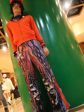 「アイテム（ジャージ）」を使った、👑キング👑さん（メンズ・179cm）の秋コーディネート