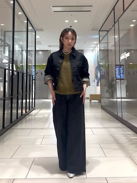 「Lee（リー）のアイテム」を使った、hanejiさん（レディース・154cm）の夏コーディネート