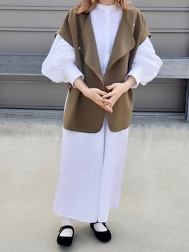 「INTER FACTORY（インターファクトリー）のアイテム（ワンピース/ドレス）」を使った、𝙵𝚞𝚞さん（レディース・158cm）の冬コーディネート