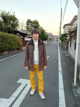 「TORNADO MART（トルネードマート）のアイテム（トップス）」を使った、gisaoさん（メンズ・171cm）の冬コーディネート
