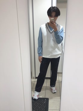 「春ニット」｜나이도（ダイト）さん（メンズ・163cm・20代）の春コーディネート