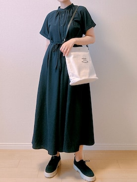 「マーレマーレ」｜のはなさん（レディース・168cm）の夏コーディネート