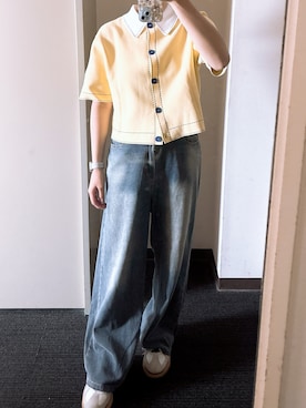 「ZARA（ザラ）のアイテム（カーディガン/ボレロ）」を使った、ぽんたさん（レディース・167cm）の秋コーディネート