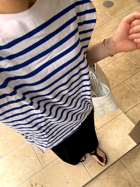 「Steven Alan（スティーブンアラン）のアイテム」を使った、まつさん（レディース・165cm）の夏コーディネート