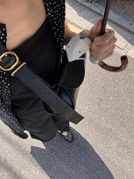 「ZARA（ザラ）のアイテム」を使った、まつさん（レディース・165cm）の夏コーディネート