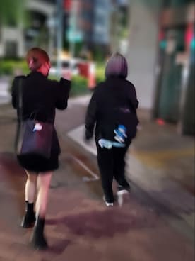 「GOGOSING（ゴゴシング）のアイテム（ジャケット/アウター）」を使った、うゆさん（レディース・152cm）の春コーディネート
