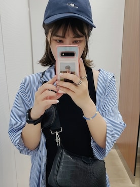 「merry jenny（メリージェニー）のアイテム（帽子）」を使った、うゆさん（レディース・152cm）の夏コーディネート