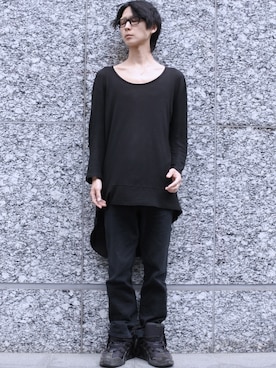 「黒コーデ」｜ShotaroKonishiさん（メンズ・175cm）の夏コーディネート