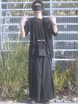 「アイテム（イヤーカフ）」を使った、ShotaroKonishiさん（メンズ・175cm）の春コーディネート