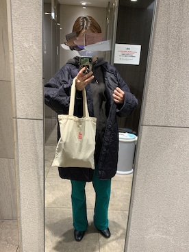 「select MOCA（セレクトモカ）のアイテム（モッズコート）」を使った、kcさん（レディース・157cm）の秋コーディネート