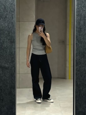 「BEAMS（ビームス）のアイテム」を使った、Sanさん（レディース・154cm）の秋コーディネート