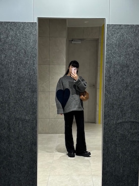 「JEANASIS（ジーナシス）のアイテム（パンツ）」を使った、Sanさん（レディース・154cm）の秋コーディネート