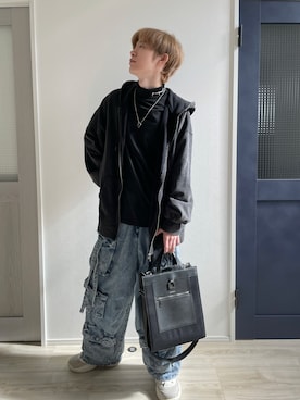 「FILA（フィラ）のアイテム」を使った、セイヤさん（メンズ・174cm）の秋コーディネート