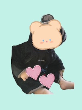 「アイテム（ママ＆ベビー）」を使った、とのとにどねさん（キッズ・70cm）の冬コーディネート