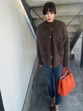 「AZUL by moussy（アズールバイマウジー）のアイテム」を使った、chika@さん（レディース・162cm）の秋コーディネート