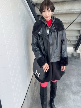 「X-girl（エックスガール）のアイテム」を使った、chika@さん（レディース・162cm）の秋コーディネート