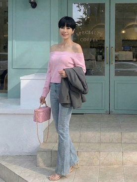 「CHANEL（シャネル）のアイテム（バッグ）」を使った、chika@さん（レディース・162cm）の冬コーディネート