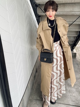 「アイテム（ジャケット/アウター）」を使った、chika@さん（レディース・162cm）の秋コーディネート