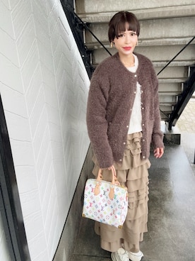 「アイテム（ボストンバッグ）」を使った、chika@さん（レディース・162cm）の秋コーディネート