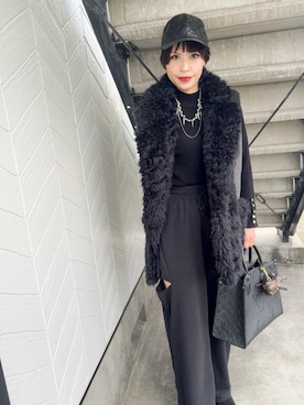 「アイテム（スウェットパンツ）」を使った、chika@さん（レディース・162cm）の秋コーディネート