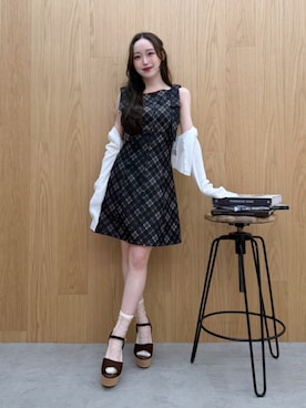 「dazzlin（ダズリン）のアイテム」を使った、いぶさん（レディース・148cm）の夏コーディネート