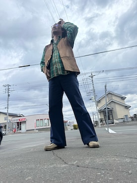 「BIG MAC（ビッグマック）のアイテム」を使った、　たーなーさん（メンズ・184cm）の春コーディネート