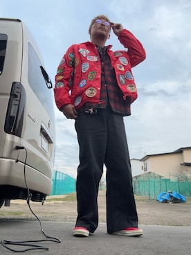 「PENDLETON（ペンドルトン）のアイテム」を使った、　たーなーさん（メンズ・184cm）の春コーディネート
