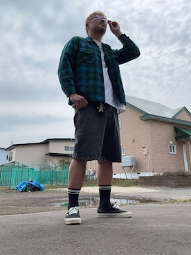 「PENDLETON（ペンドルトン）のアイテム」を使った、　たーなーさん（メンズ・184cm）の春コーディネート