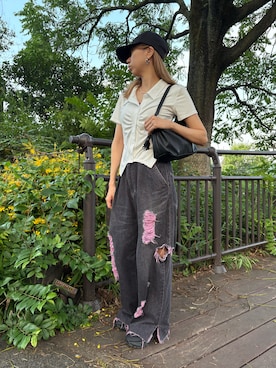 「ete（エテ）のアイテム」を使った、ayacochuさん（レディース・159cm）の夏コーディネート