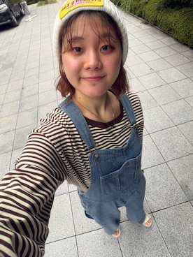 「niko and...（ニコアンド）のアイテム（ニットキャップ/ビーニー）」を使った、Naotan&さん（レディース・166cm）の秋コーディネート