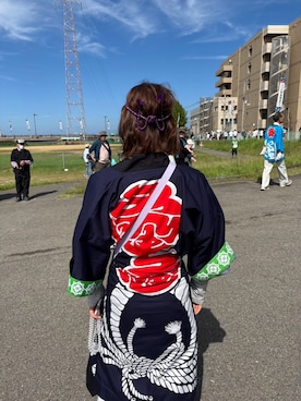 「DISCOAT（ディスコート）のアイテム（Tシャツ/カットソー）」を使った、Naotan&さん（レディース・166cm）の夏コーディネート