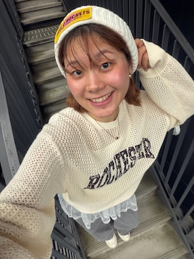「niko and...（ニコアンド）のアイテム（ニットキャップ/ビーニー）」を使った、Naotan&さん（レディース・166cm）の秋コーディネート