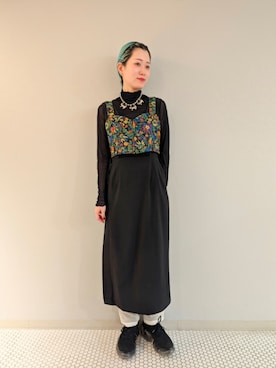 「grounds（グラウンズ）のアイテム」を使った、TOMOEさん（レディース・160cm）の秋コーディネート