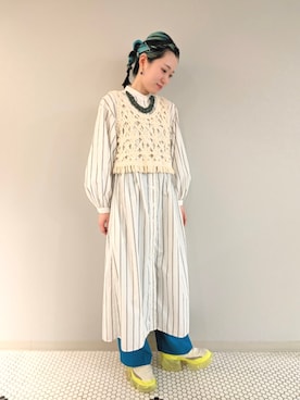 「grounds（グラウンズ）のアイテム」を使った、TOMOEさん（レディース・160cm）の秋コーディネート