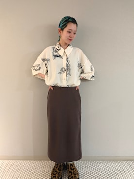 「VACANCY（ヴァカンシー）のアイテム」を使った、TOMOEさん（レディース・160cm）の秋コーディネート