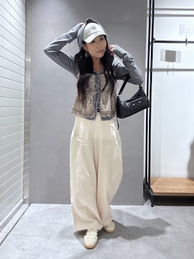 RIさん（レディース・156cm）の秋コーディネート