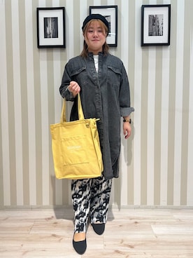 「Airpapel（エアパペル）のアイテム」を使った、みさぼうさん（レディース・160cm）の春コーディネート