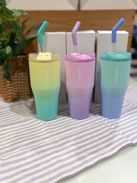 「アイテム（グラス/マグカップ/タンブラー）」を使った、MOLさん（レディース・156cm）の春コーディネート