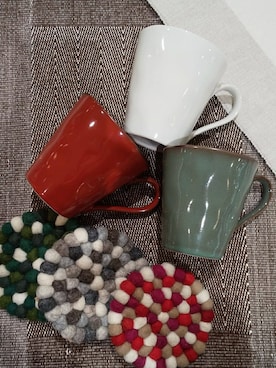 「212 KITCHEN STORE（トゥワントゥキッチンストア）のROOTS プレーリー マグカップ ヴェル（グラス/マグカップ/タンブラー、その他）」を使った、MOLさん（レディース）の秋コーディネート