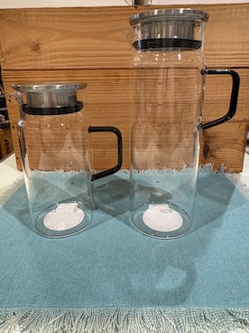 「212 KITCHEN STORE（トゥワントゥキッチンストア）のLOG 耐熱ガラスウォータージャグ ハンドル付き 1.0（グラス/マグカップ/タンブラー、その他）」を使った、MOLさん（レディース）の春コーディネート