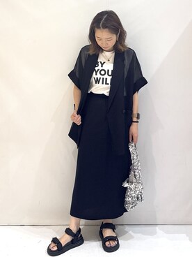 やすさん(レディース・153cm)の夏コーディネート