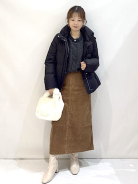 やすさん(レディース・153cm)の冬コーディネート