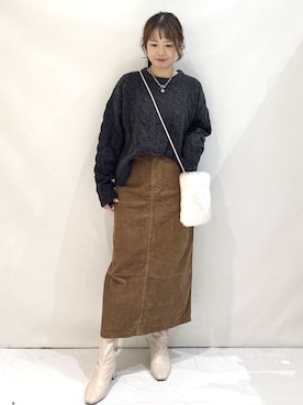 やすさん(レディース・153cm)の冬コーディネート