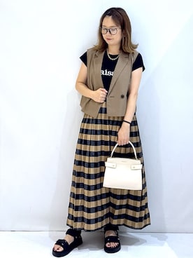 やすさん(レディース・153cm)の夏コーディネート