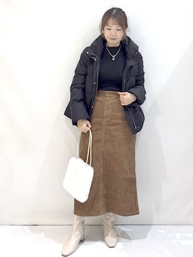 やすさん(レディース・153cm)の冬コーディネート