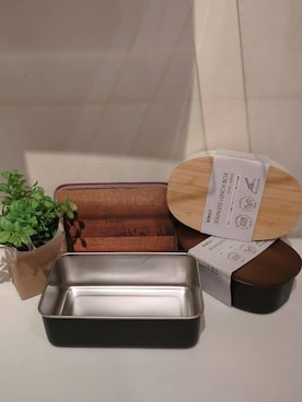 「アイテム（お弁当箱）」を使った、skiさん（レディース・153cm）の秋コーディネート