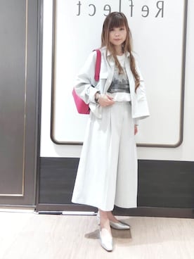 「Reflect（リフレクト）のアイテム（シューズ）」を使った、Chiiさん（レディース・159cm）の春コーディネート