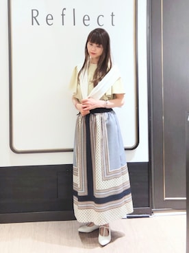 「Reflect（リフレクト）のアイテム」を使った、Chiiさん（レディース・159cm）の夏コーディネート